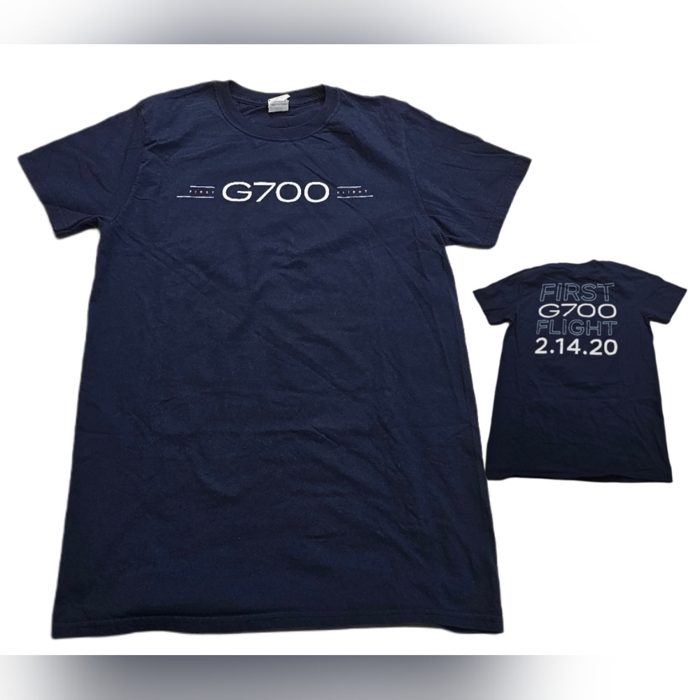 Gulfstream G700 First Flight 2-14-20 Aircraft Aviation Jet T-Shirt Men Medium